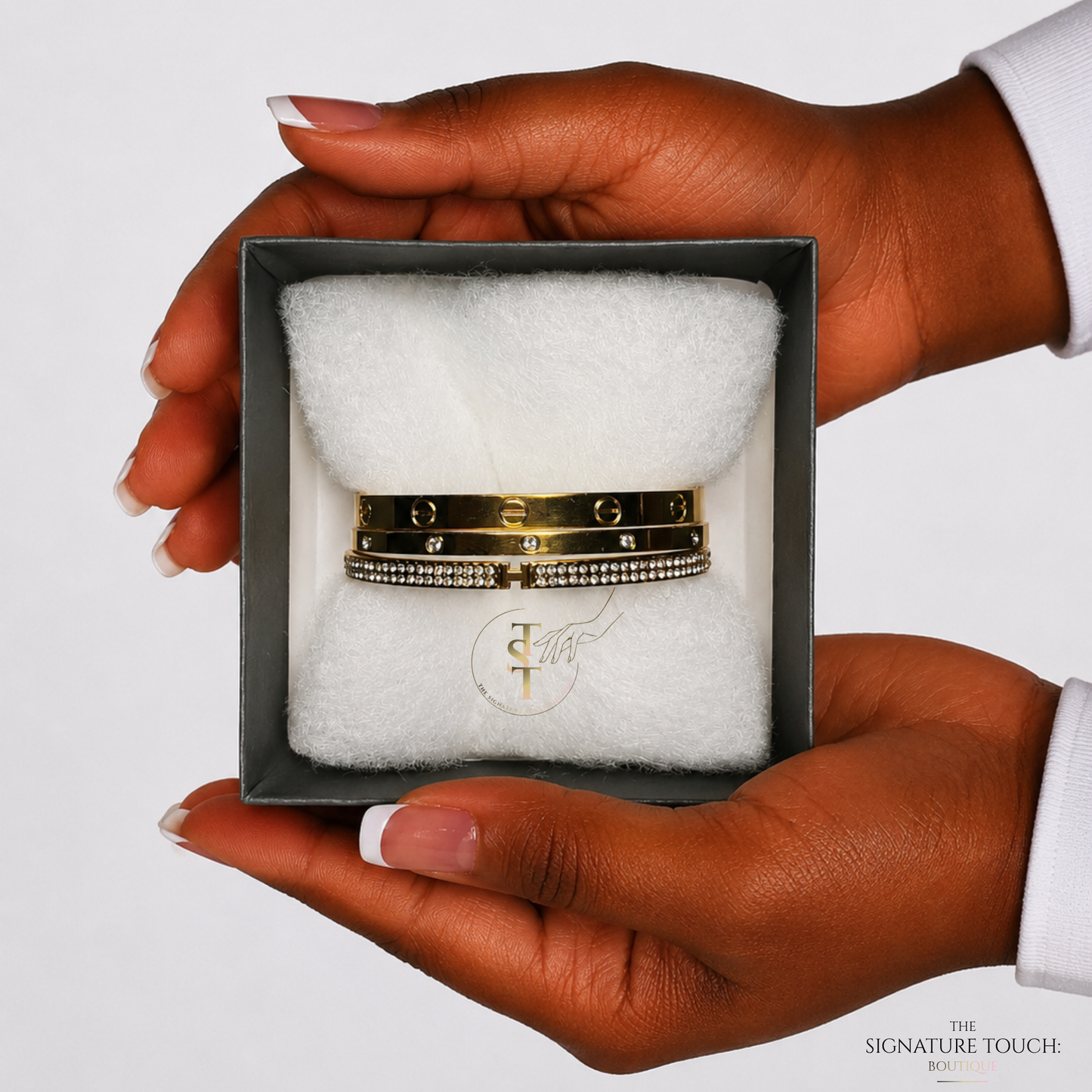 Champagne Society Bangle Set