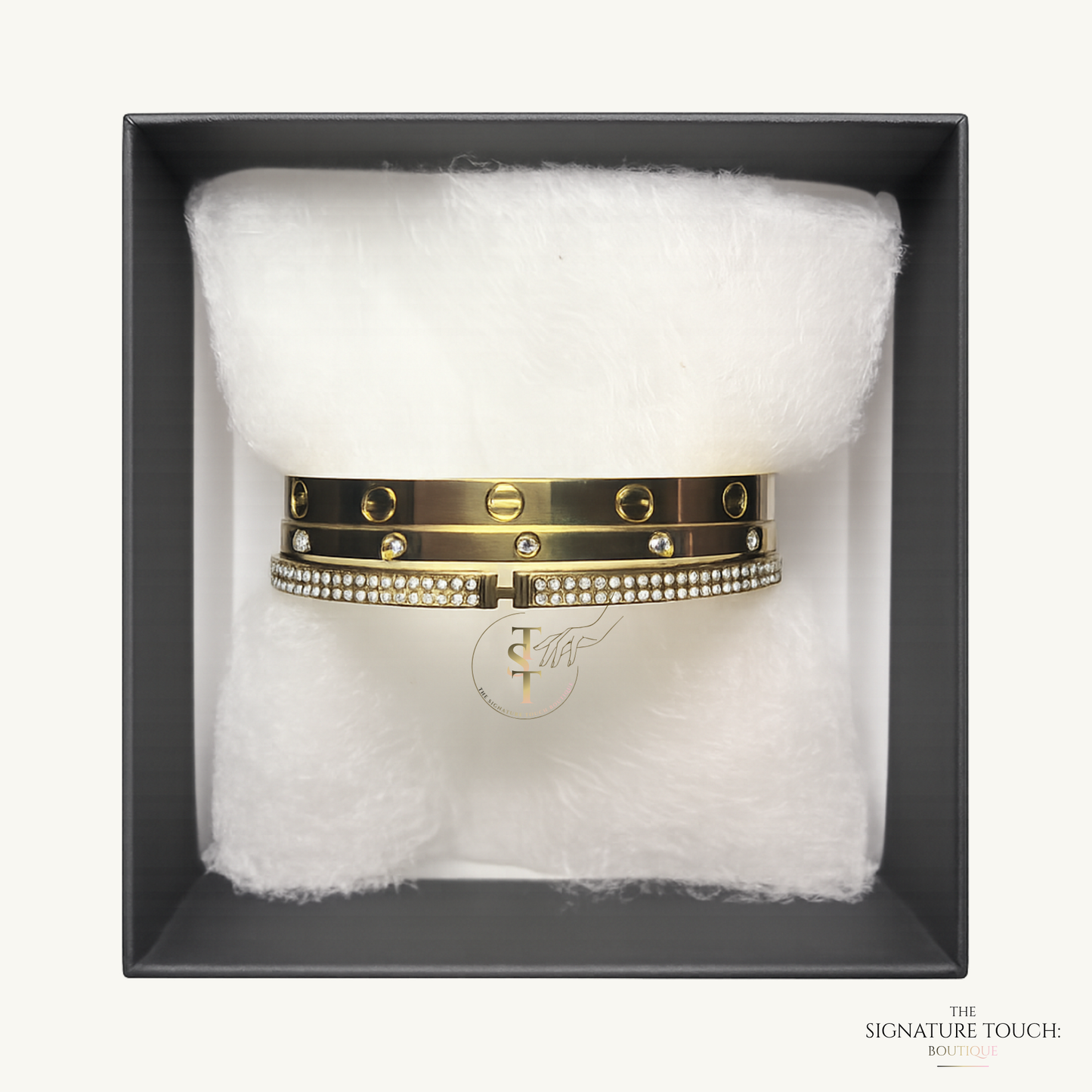 Champagne Society Bangle Set