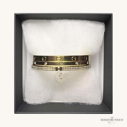 Champagne Society Bangle Set
